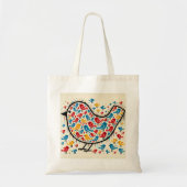 Vogels vol met Canvas tas (Voorkant)
