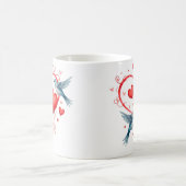 Vogels voor Valentijnsdag Koffiemok (Center)