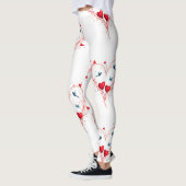 Vogels voor Valentijnsdag Leggings (Links)