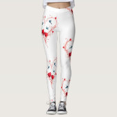 Vogels voor Valentijnsdag Leggings (Voorkant)