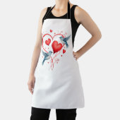 Vogels voor Valentijnsdag Schort (Insitu)