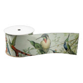 vogels Voorbeeld van oude boeken Kunstdieren Satijnen Lint (Spoel)