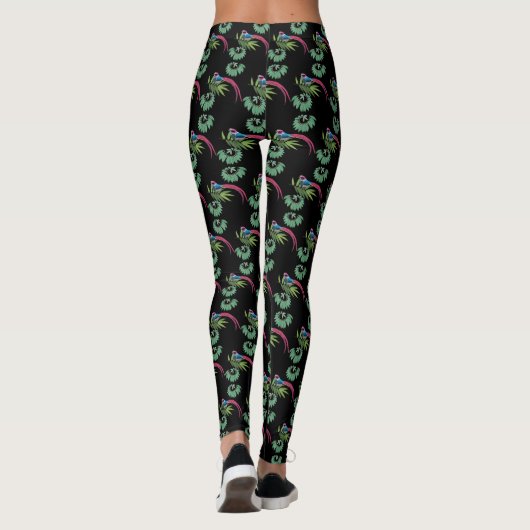 Vogels Vreugde Custom Leggings (Achterkant)