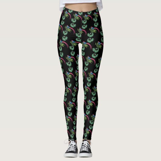 Vogels Vreugde Custom Leggings (Voorkant)