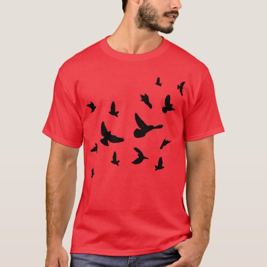 Vogels vrienden cadeau t-shirt (Voorkant)
