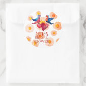 Vogels Vrijgezellenfeest Classic Ronde Sticker (Tas)