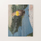 Vogels weide Lark. Legpuzzel (Verticaal)