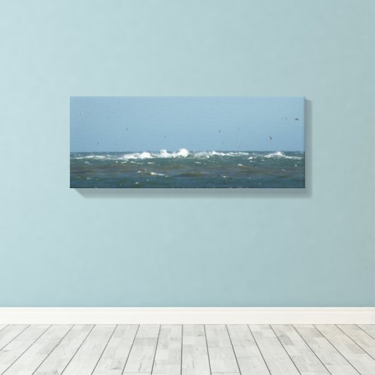 Vogels werken canvas afdruk (Insitu (Houten vloer))