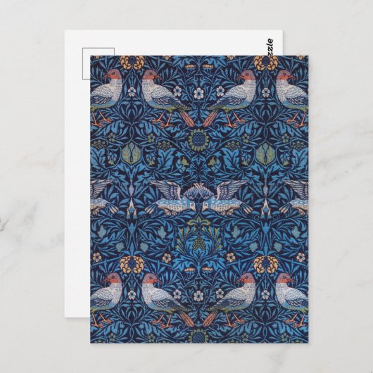 Vogels, William Morris Briefkaart (Voorkant / Achterkant)