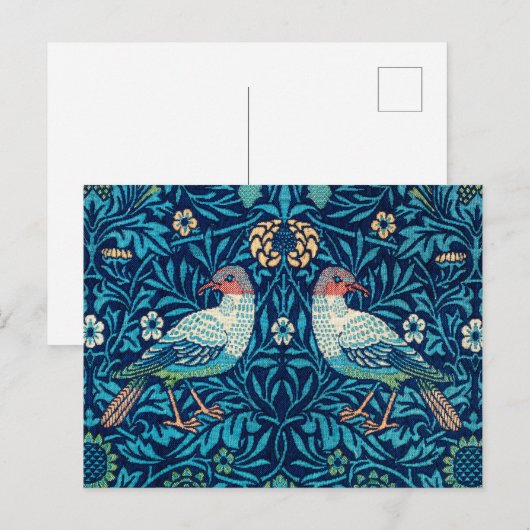 Vogels, William Morris Briefkaart (Voorkant / Achterkant)
