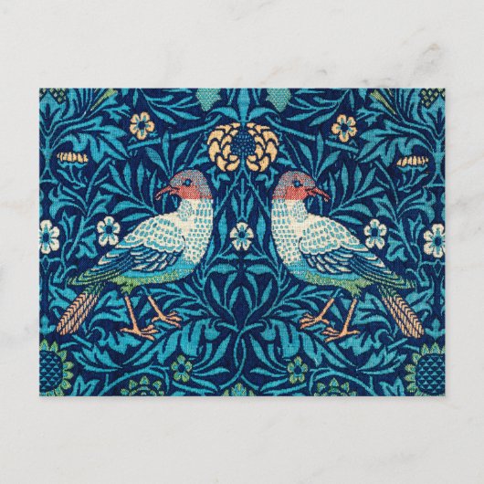 Vogels, William Morris Briefkaart (Voorkant)