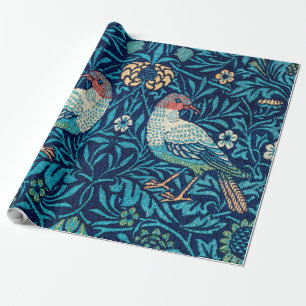 Vogels, William Morris Cadeaupapier