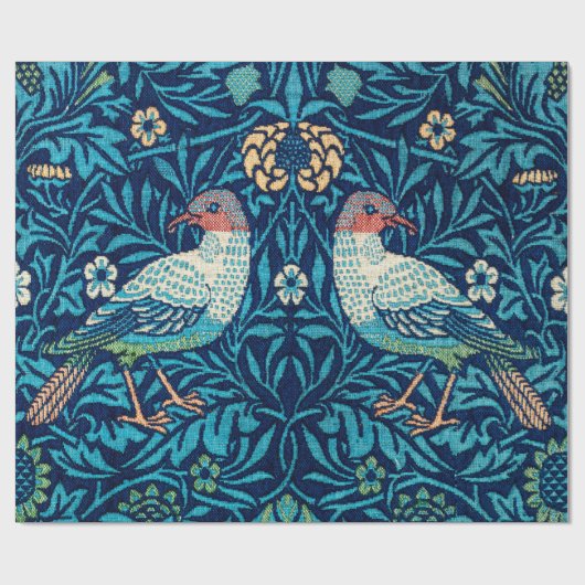 Vogels, William Morris Cadeaupapier (Vlak)