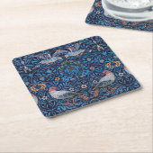 Vogels, William Morris Kartonnen Onderzetters (Schuin)