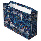 Vogels, William Morris Large Gift Bag Groot Cadeauzakje (Achterkant Gekanteld)