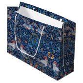 Vogels, William Morris Large Gift Bag Groot Cadeauzakje (Voorkant Gekanteld)