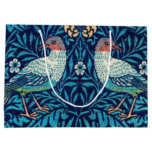 Vogels, William Morris Large Gift Bag Groot Cadeauzakje (Achterkant)