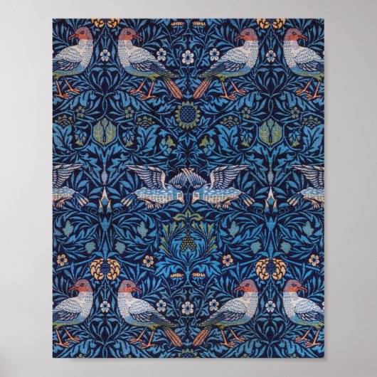 Vogels, William Morris Poster (Voorkant)