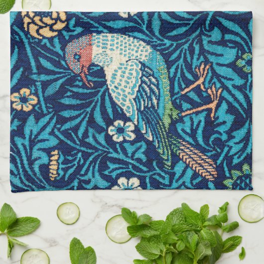 Vogels, William Morris Theedoek (Gevouwen)