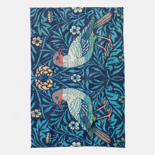 Vogels, William Morris Theedoek (Verticaal)