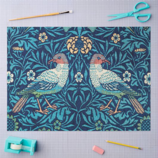 Vogels, William Morris Tissuepapier (Craft)