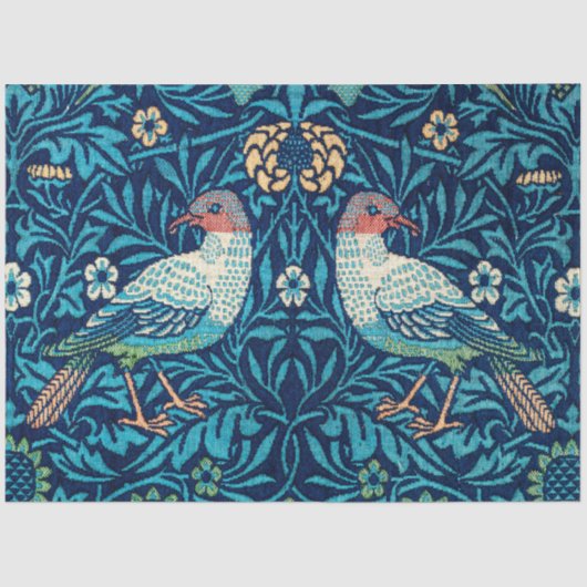 Vogels, William Morris Tissuepapier (Voorkant)