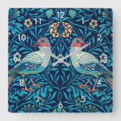Vogels, William Morris Vierkante Klok (Voorkant)