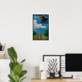 Vogels & Wormen De Grim Beaker Grappige Posters (Thuiskantoor)