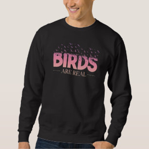 Vogels zijn echt, het zijn de Design van de regeri Trui