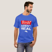 Vogels zijn geen echte meisjes t-shirt (Voorkant volledig)