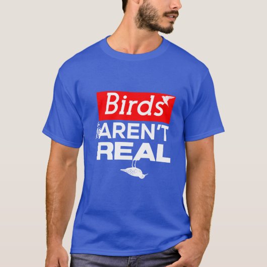 Vogels zijn geen echte meisjes t-shirt (Voorkant)