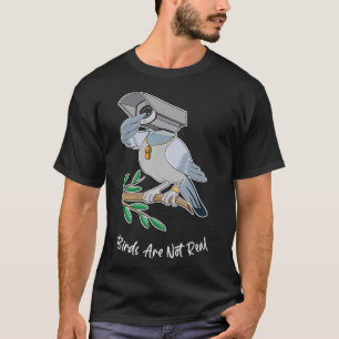 Vogels zijn geen echte samenzwering Theoretische v T-shirt