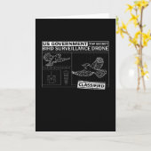 Vogels zijn niet echt - grappige vogels kijken kaart (Gele Bloem)