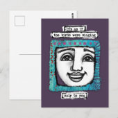 Vogels zingden Briefkaart (Voorkant / Achterkant)