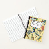 Vogelsamenstelling notitieboek spiraalbreed gerege (Binnen)