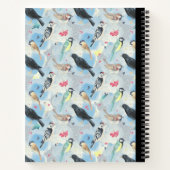 Vogelsamenstelling notitieboek spiraalbreed gerege (Achterkant)