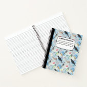 Vogelsamenstelling notitieboek spiraalbreed gerege (Binnen)