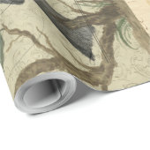  vogelsamenstellingen — Ontschafpapier/omslagpapie Cadeaupapier (Rol Hoek)