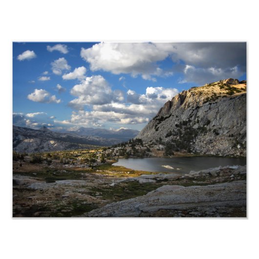 Vogelsang Lake - Yosemite Foto Afdruk (Voorkant)