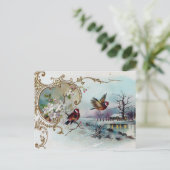 Vogelscene Briefkaart (Staand voorkant)