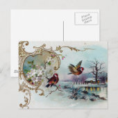 Vogelscene Briefkaart (Voorkant / Achterkant)