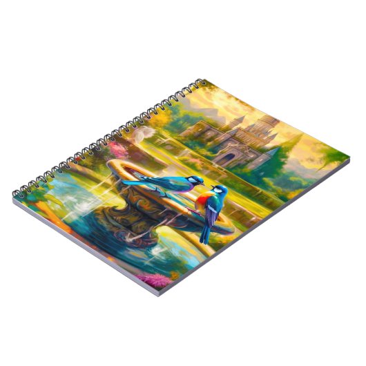  vogelscène notitieboek (Linkerzijde)