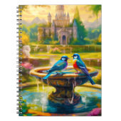  vogelscène notitieboek (Voorkant)