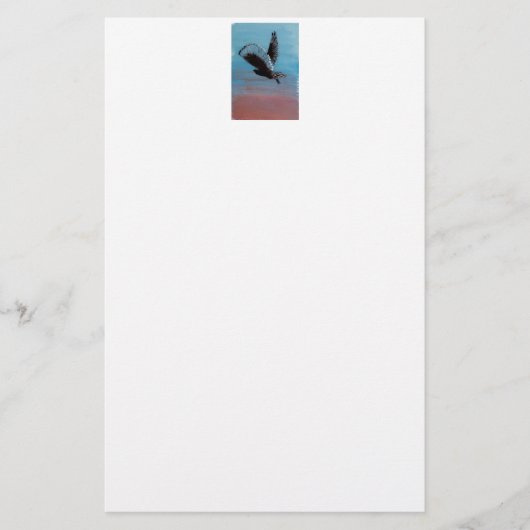 Vogelschilder Zonneoporren Briefpapier (Voorkant)