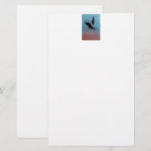 Vogelschilder Zonneoporren Briefpapier (Voorkant / Achterkant)