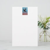 Vogelschilder Zonneoporren Briefpapier (Staand voorkant)
