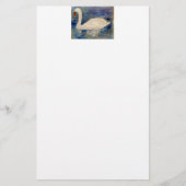 Vogelschilder Zwan Briefpapier (Voorkant)