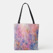 Vogelsgezang Tussen Bloesems Tote Bag (Achterkant)