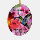 Vogelsierbloem Keramisch Ornament (Rechts)