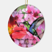 Vogelsierbloem Keramisch Ornament (Links)